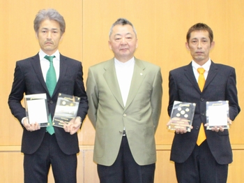 松井繁選手と今村豊選手